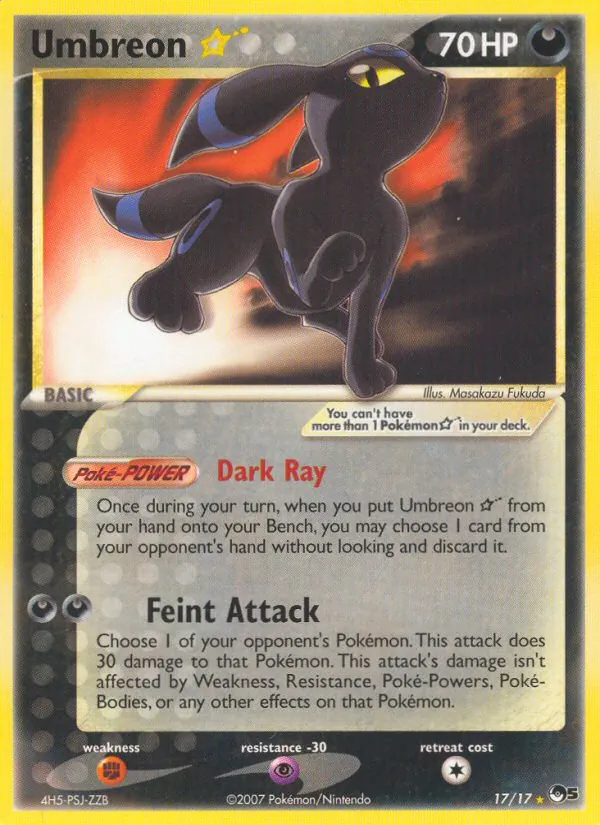 Umbreon ★ POP Series 5 17/17