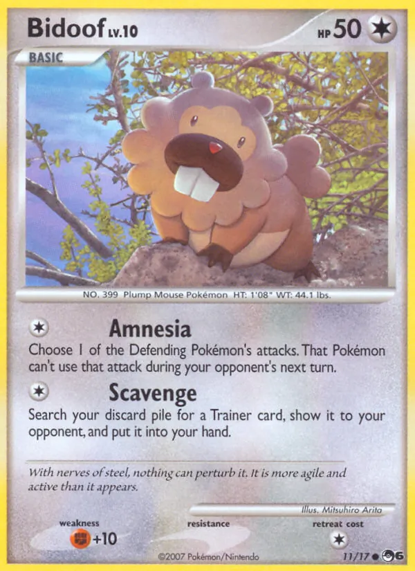 Bidoof POP Series 6 11/17