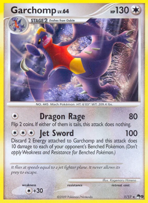 Garchomp POP Serie 9 1/17
