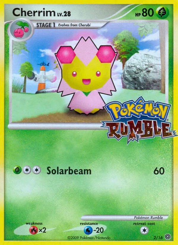 Cherrim Pokémon Rumble 2/16