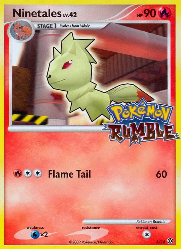 Ninetales Pokémon Rumble 3/16