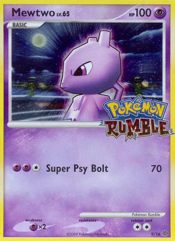 Mewtwo Pokémon Rumble 9/16