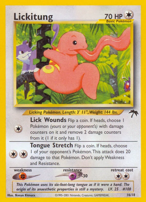 Lickitung Southern Islands 16/18