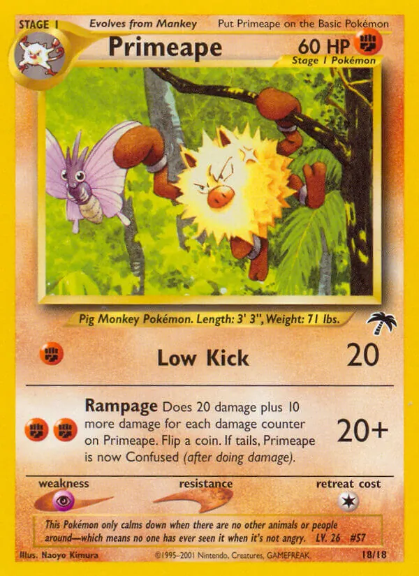 Primeape Southern Islands 18/18