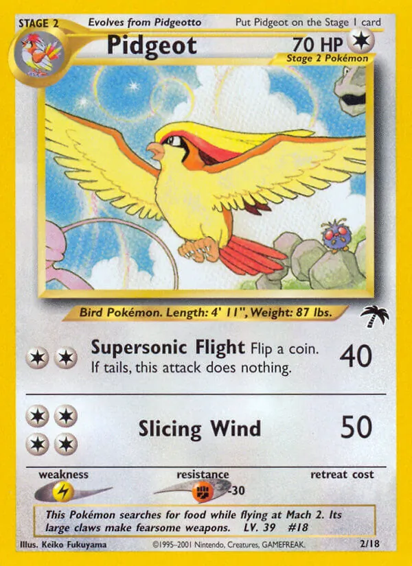 Pidgeot Southern Islands 2/18