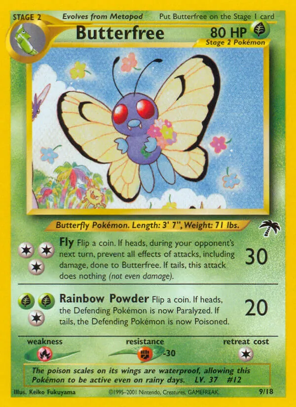 Butterfree Southern Islands 9/18
