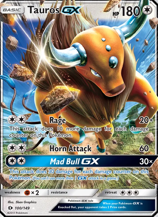 Tauros GX Sun & Moon 100/149