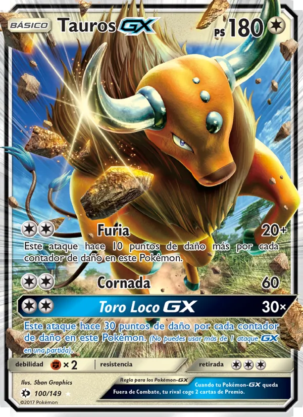 Tauros GX Sol y Luna 100/149