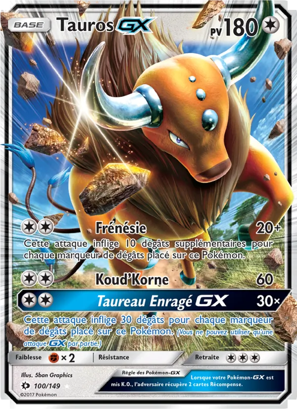 Tauros GX Soleil et Lune 100/149