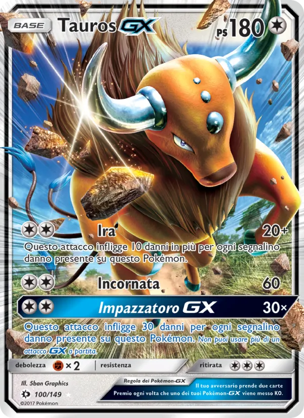 Tauros GX Sole e Luna 100/149