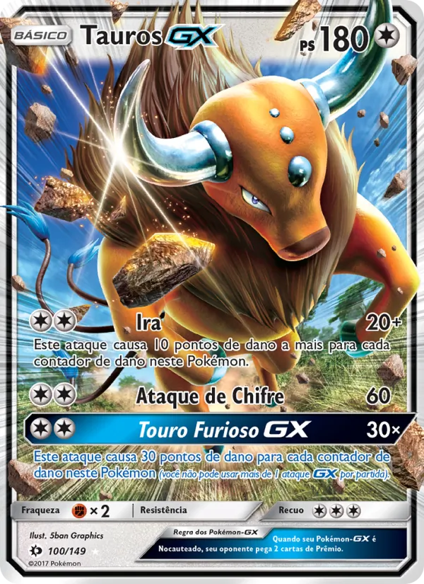 Tauros GX Sol e Lua 100/149