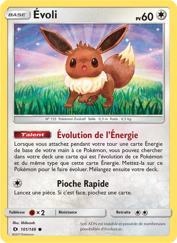 Évoli Soleil et Lune 101/149