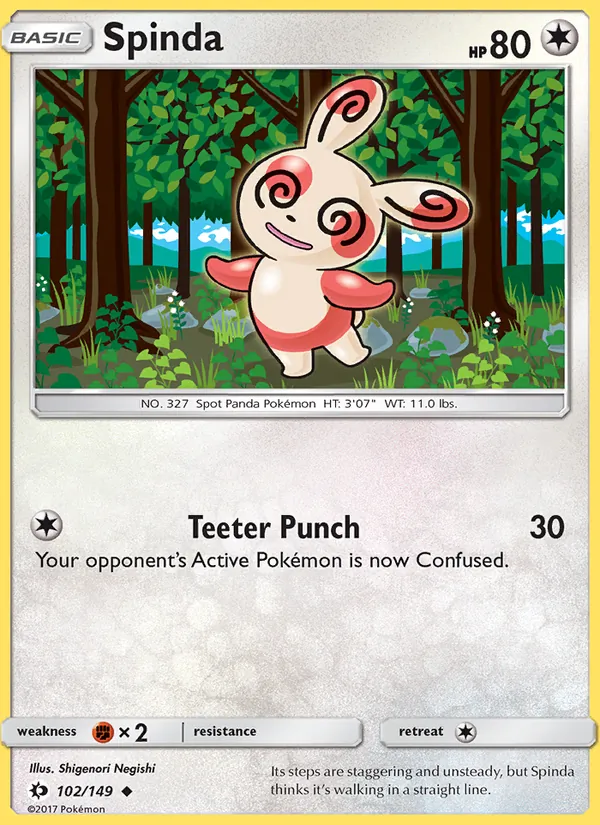 Spinda Sun & Moon 102/149