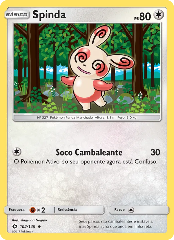 Spinda Sol e Lua 102/149