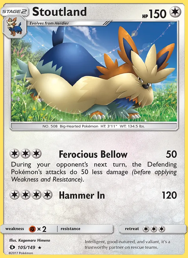 Stoutland Sun & Moon 105/149