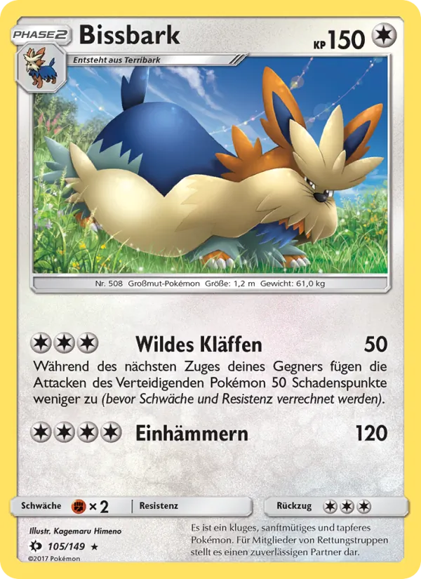 Bissbark Sonne & Mond 105/149
