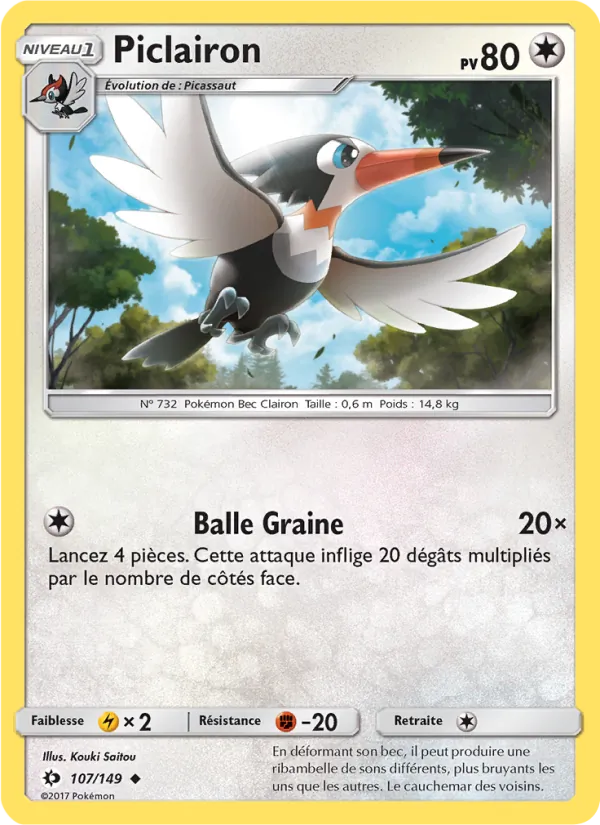 Piclairon Soleil et Lune 107/149