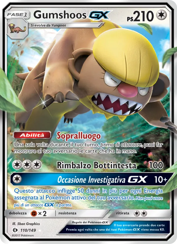 Gumshoos GX Sole e Luna 110/149