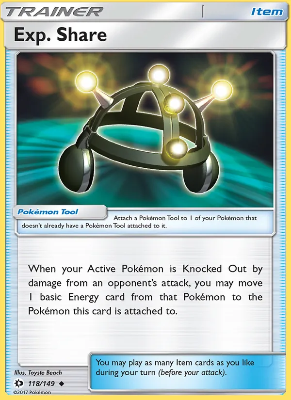 Exp. Share Sun & Moon 118/149
