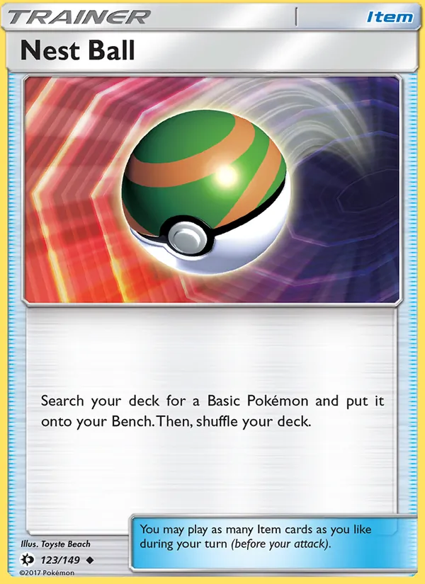 Nest Ball Sun & Moon 123/149