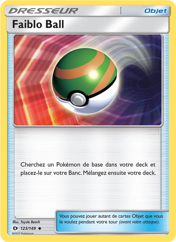 Faiblo Ball Soleil et Lune 123/149