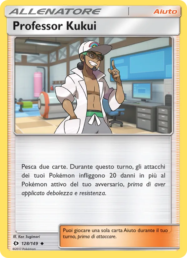 Professor Kukui Sole e Luna 128/149