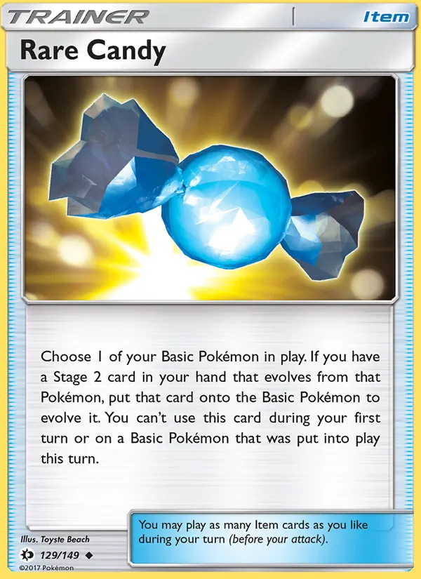 Rare Candy Sun & Moon 129/149