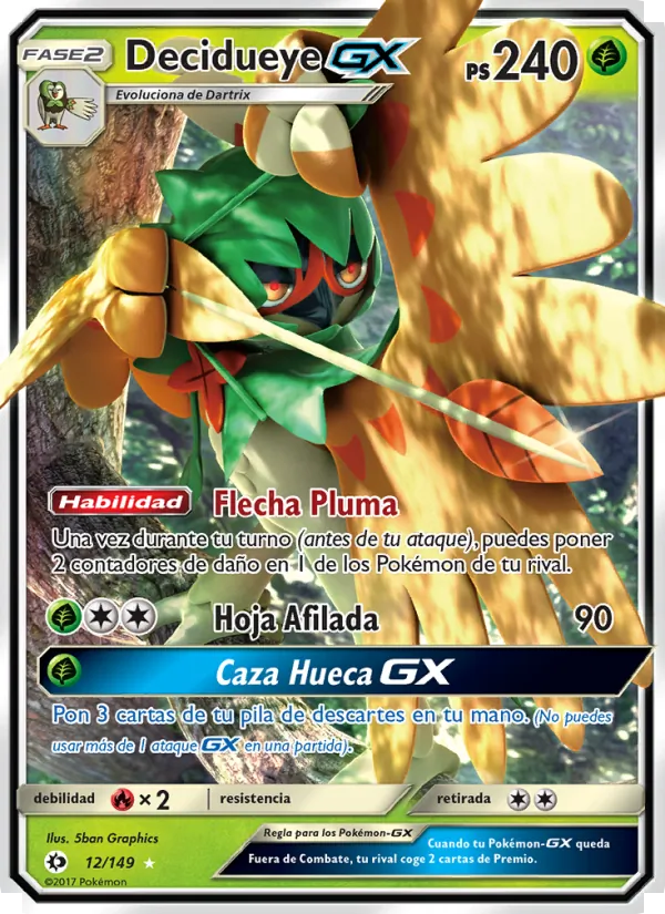 Decidueye GX Sol y Luna 12/149