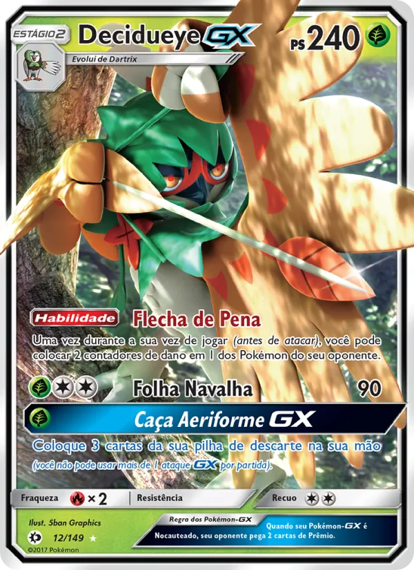 Decidueye GX Sol e Lua 12/149