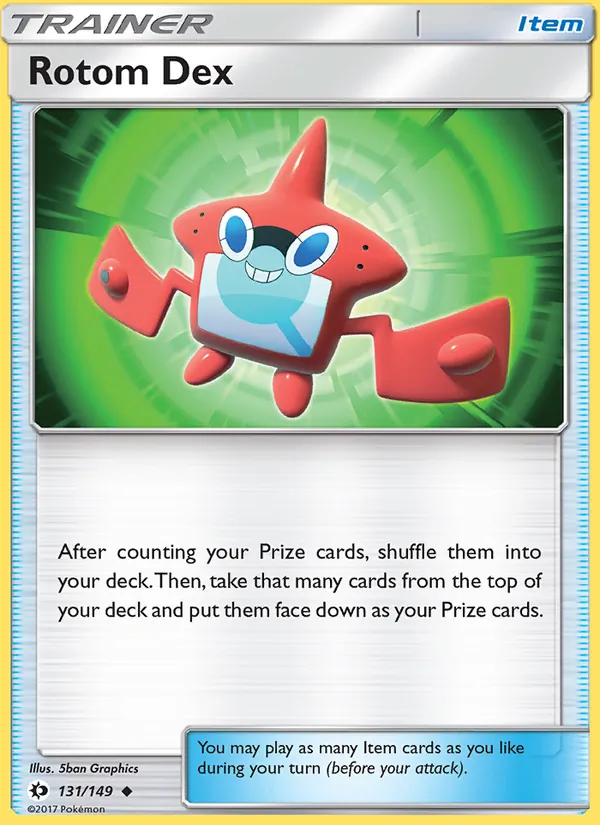 Rotom Dex Sun & Moon 131/149