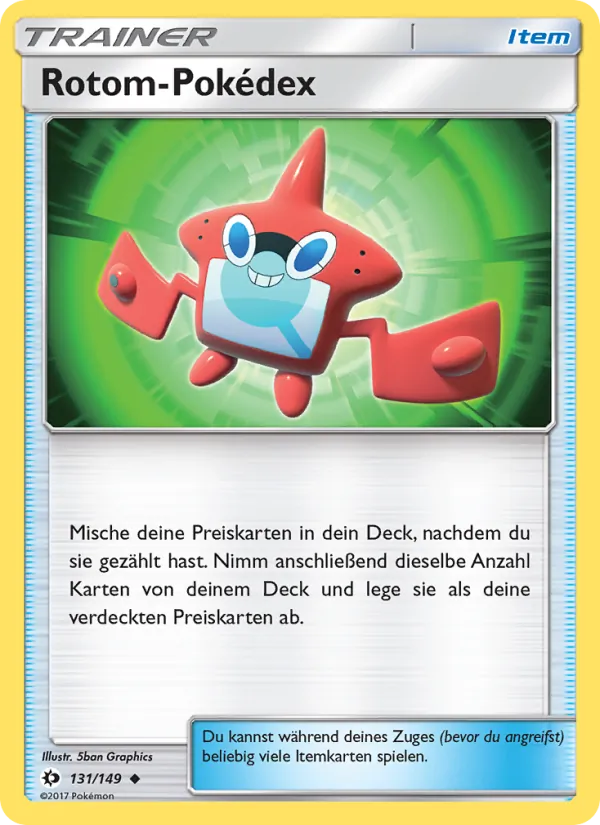 Rotom-Pokédex Sonne & Mond 131/149