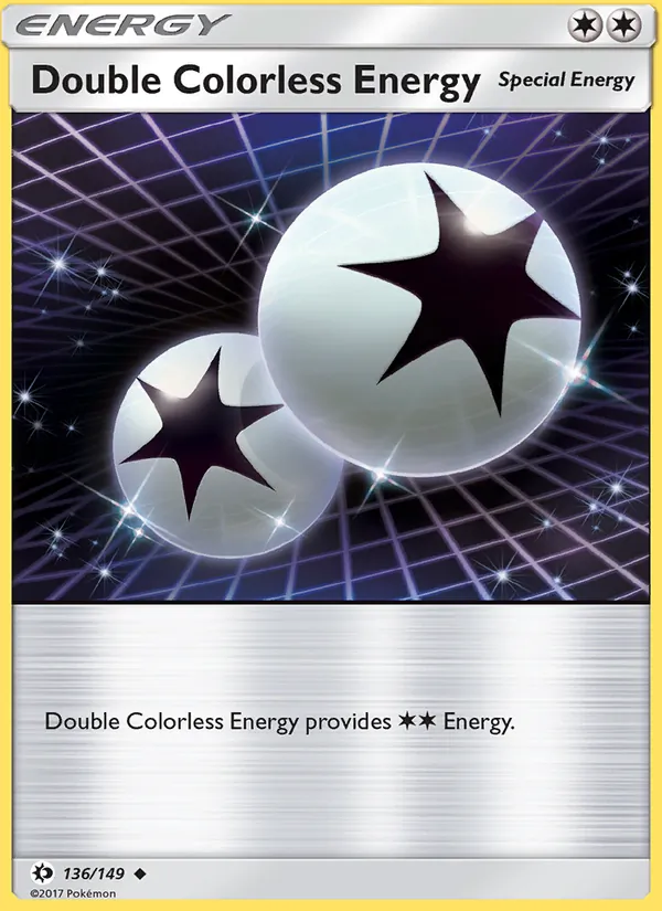Double Colorless Energy Sun & Moon 136/149