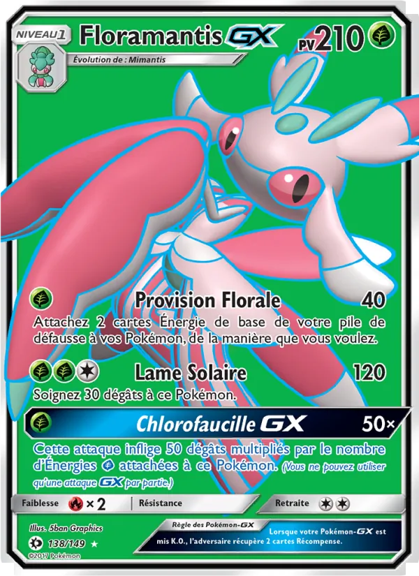 Floramantis GX Soleil et Lune 138/149