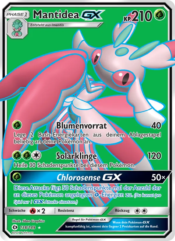 Mantidea GX Sonne & Mond 138/149