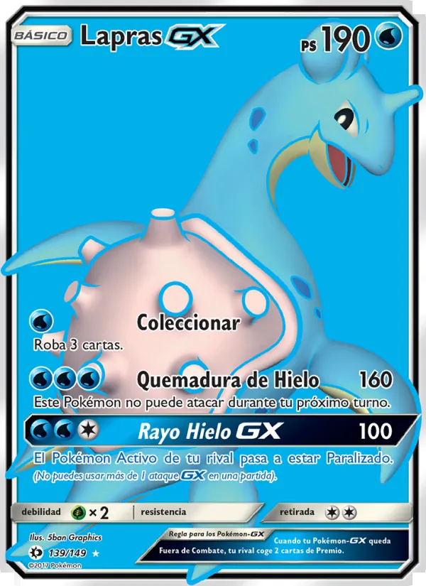Lapras GX Sol y Luna 139/149