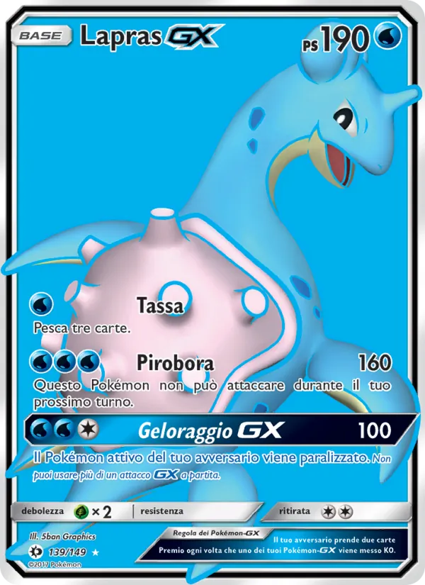 Lapras GX Sole e Luna 139/149