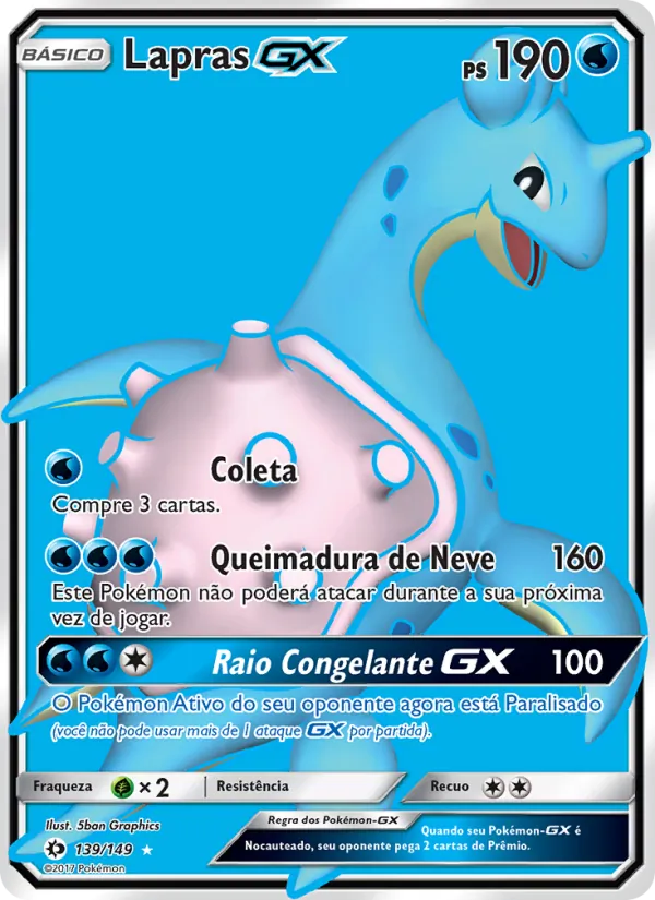 Lapras GX Sol e Lua 139/149