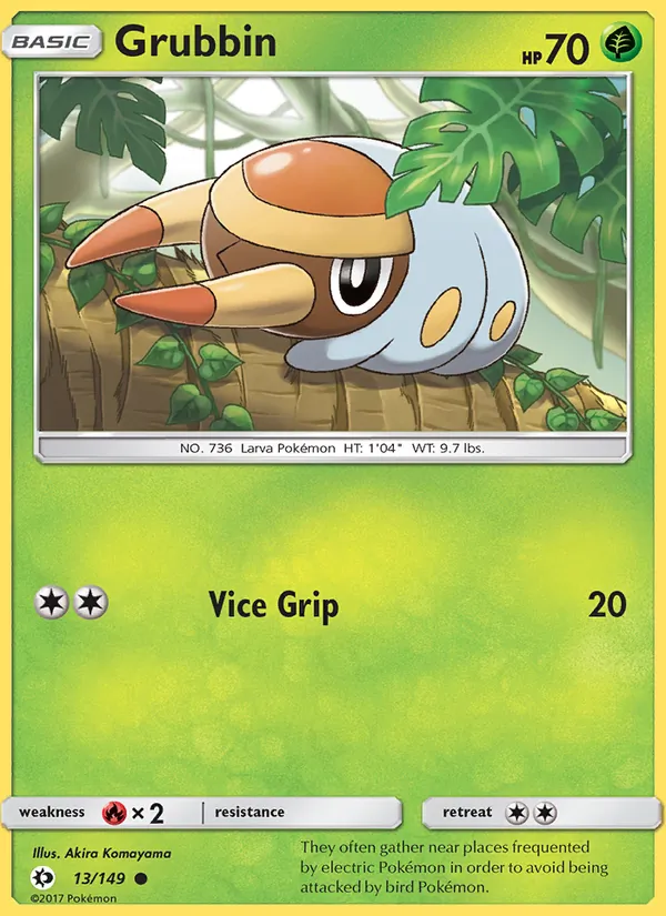 Grubbin Sun & Moon 13/149
