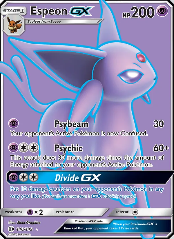 Espeon GX Sun & Moon 140/149