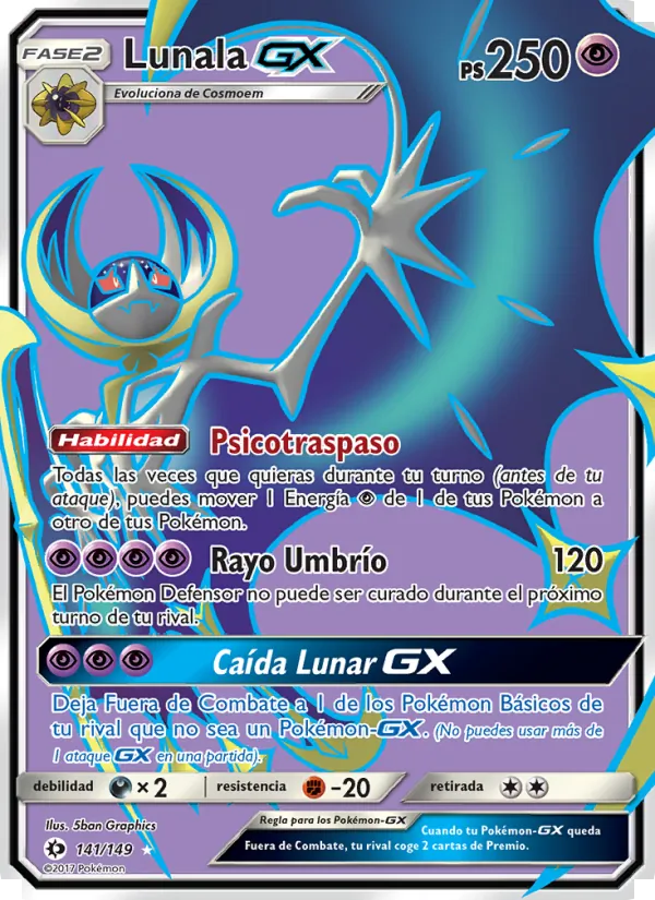 Lunala GX Sol y Luna 141/149