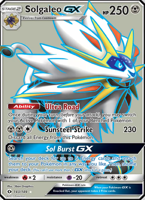 Solgaleo GX Sun & Moon 143/149