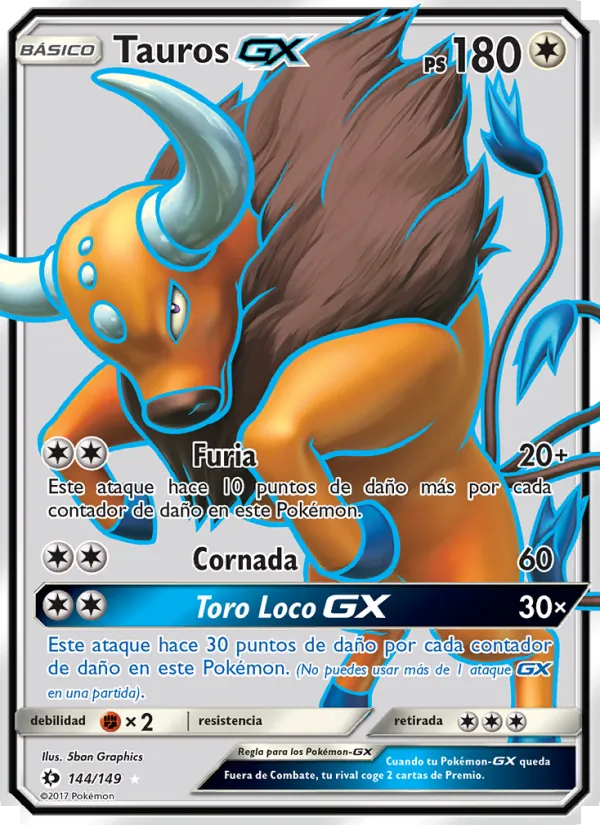 Tauros GX Sol y Luna 144/149