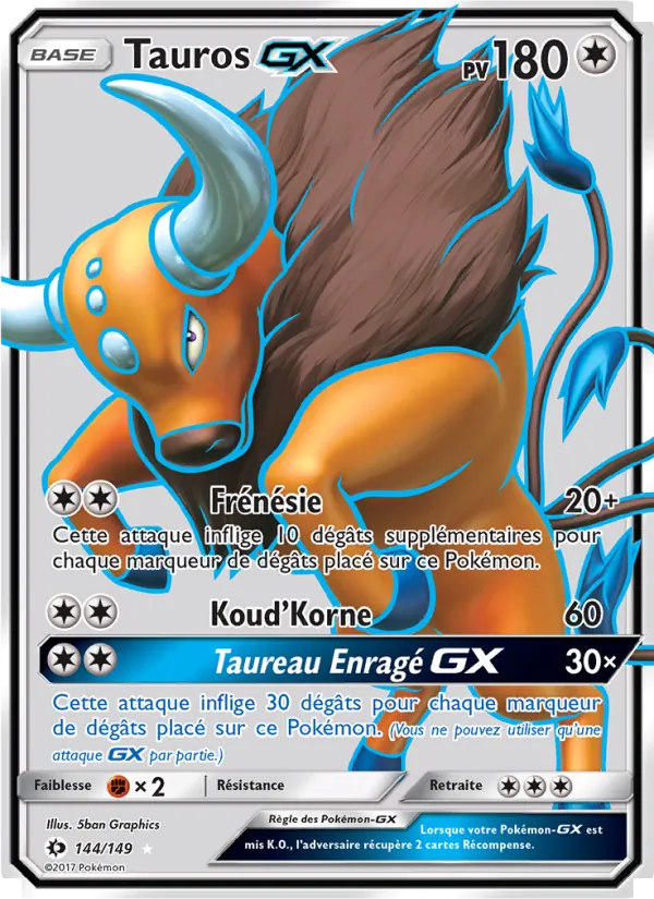 Tauros GX Soleil et Lune 144/149