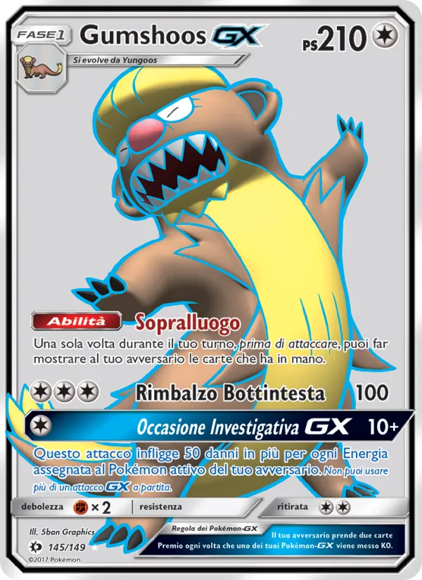 Gumshoos GX Sole e Luna 145/149