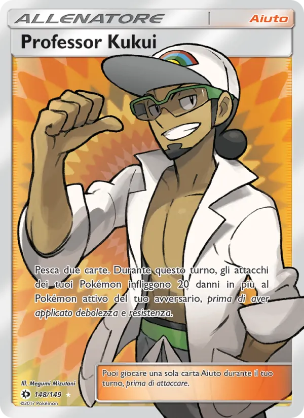 Professor Kukui Sole e Luna 148/149