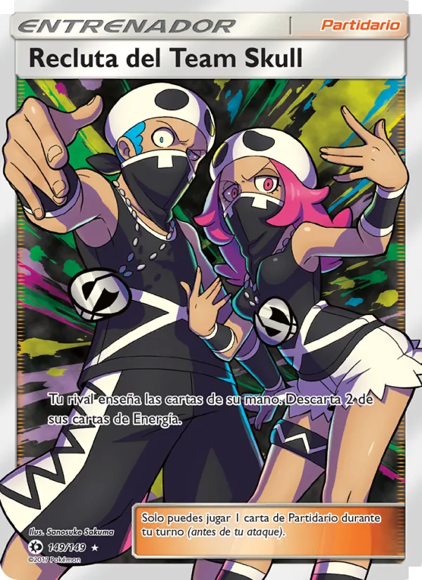 Recluta del Team Skull Sol y Luna 149/149
