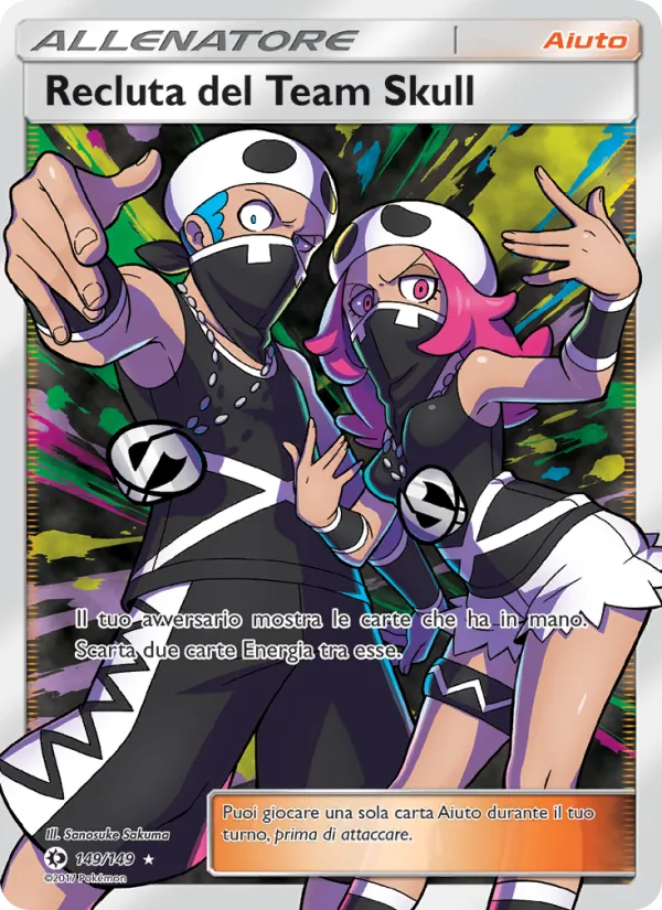 Recluta del Team Skull Sole e Luna 149/149