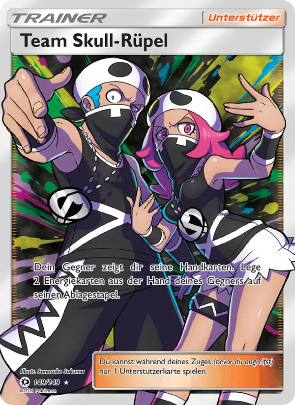 Team Skull-Rüpel Sonne & Mond 149/149