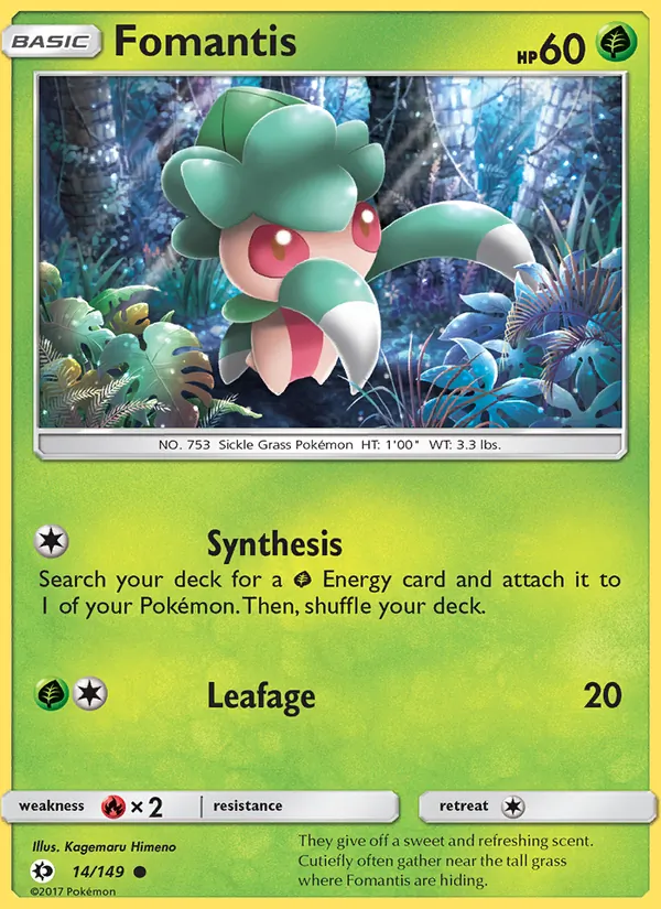 Fomantis Sun & Moon 14/149