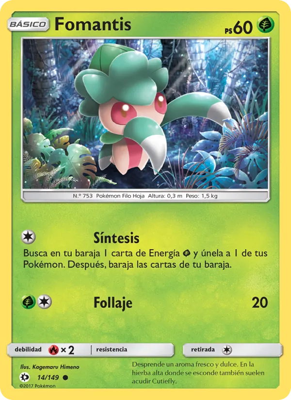Fomantis Sol y Luna 14/149